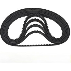 MTMXALBBR 5 Stück Gummi-Zahnriemen, 3 Meter, 201/204/207/210/213/216/219/222/225/228/231/234, Antriebsriemen, Breite 5-60 mm, Teilung 3 mm laisvai(3M-222,30mm)