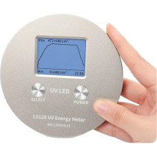 UV-Messgerät, UV-Gesundheitsstation UVLED Intensitätsmessung Tragbares UV-Energiemessgerät Aushärtungslicht-Gesundheitsstation Hohe Genauigkeit 340 nm bis 420 nm LS128