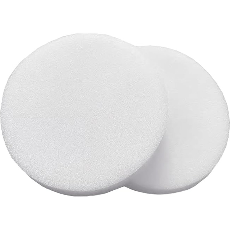 Hochdichter Polsterschaumstoff, fest, rund, für Haustiere, Betten, Sessel, Fenstersitze (12 cm dick, 60 x 60 cm), langlebig, bequem, vielseitig