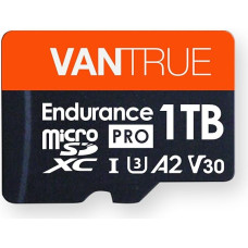 VANTRUE 1TB microSD Memory Card UHS-I U3 4K with Adapter Compatible with Dash Cam, Smartphone, Tablet, Action Camera and Surveillance Camera (1TB)