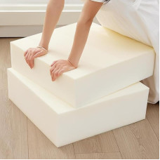 YOUGANG 10 cm/12 cm/15 cm storio apmušalų putos, didelio tankio apmušalų putos Sofos paminkštinimas Langų sėdynės Sėdynės pagalvėlė Naminių gyvūnėlių lovos atsarginės putos (aukštis 12 cm - 150 x 35 cm)