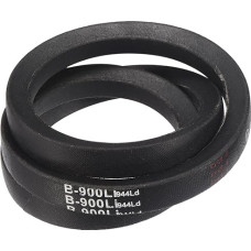 sourcing map 3 Stück B36 Classic gewickelter Keilriemen, 96,5 cm Außenumfang, umwickelt, industrieller Gummi-Keilriemen B-Profil-Keilriemen für Industriemaschinenausrüstung, Schwarz