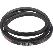 sourcing map 3 Stück B69 Classic gewickelter Keilriemen, 182,9 cm Außenumfang, umwickelt, industrieller Gummi-Keilriemen B-Profil-Keilriemen für Industriemaschinen-Ausrüstung, Schwarz