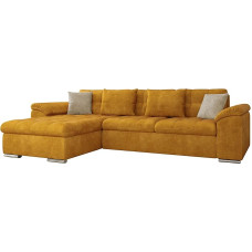 Mirjan24 Diana kampinė sofa, kampinė sofa su lovos dėže ir miego funkcija, elegantiška sofa, minkšta kampinė sofa, sofos komplektas, sofos lova, sofos lova (Wave 05 + Wave 02, kampinė sofa kairė)