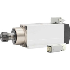 2,2 kW ER25 luftgekühlter Spindelmotor mit Flansch, 220 V Keramikkugellager, Genauigkeit 0,01 mm