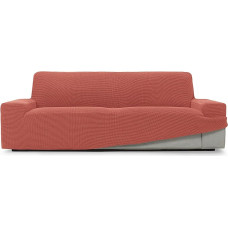 SOFASKINS® itin elastingas užvalkalas, 3 vietų sofos užvalkalas, kvėpuojantis, patogus ir patvarus, sofos užvalkalas, lengvai montuojamas, matmenys (180-230 cm), koralų spalvos
