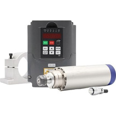 2,2 kW luftgekühlte Spindel 24000 U/min D=80 mm 4 Keramikkugellager und Frequenzumrichter (Keraminis rutulinis guolis, 220v)