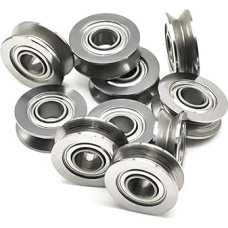 Edelstahl SV3-14ZZ Rollenlager 3X14X4 Mm Führungsschiene skriemulys V-förmiges Lager SV3-14 SV3-14Z 2 STÜCKE