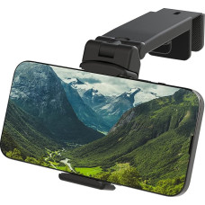 Travel Depot Foldable Phone Holder for Desk, Airplane Phone Holder, Baby Airplane Travel Utensils, Portable Phone Holder, Phone Stand for Bed, Kitchen, Compatible with iPhone and