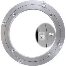 WORDFUN Pasukamas stalviršis su rutuliniais guoliais Pasukamas stalviršis su rutuliniais guoliais aliuminio lydinio sklandžiai pasukama plokštė valgomojo stalui TV monitorius TV stalas Virtuvės lentyna (8 - 28 coliai / 21,5 - 71