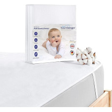 Mattress protector waterproof and breathable, made of cotton (Oeko-TEX® Standard 100) offers mattress protection, wetness protection serves as mattress pad, washable at 60°.