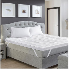 Links Plus Kleine Doppel-Matratzenauflage - 10 cm Matratzenauflage Kleines Doppelbett | Antiallergische Matratzenauflage Kleines Doppelbett | Extra Dicke 1,2 m Matratze mit Anker-Eckgurten