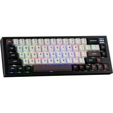EPOMAKER MS68 VIA belaidė klaviatūra su TFT ekranu. 65 % aliuminio mechaninė žaidimų klaviatūra 