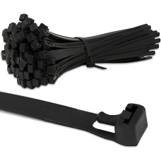 Excalibur 4.8 x 200mm High Quality Cable Tie Black