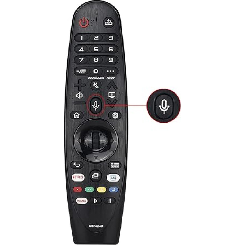 New Magic Remote Control AN-MR20GA AKB75855501 for LG Smart TV 2020 Fits OLED55CXPUA UN85 UN81 UN80 UN74 UN73 UN71 with Point, Click Function (with Voice Function)