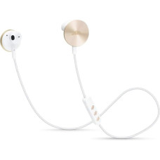 i.am+ Buttons Bluetooth Wireless Headphones (Gold White)