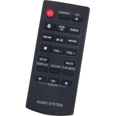 N2QAYB000984 VINABTY Remote Control Replacement for Panasonic CD Stereo System SC-PM250 SA-PM250 SB-PM02 SC-PM251 SA-PM251 SC-PM600 SB-PM500 SC-UXX 100 cm - UX100 SB-UX100 SB-UX100 SB C-HC200 10