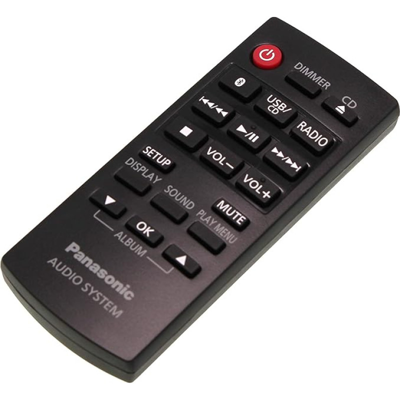 Remote Control N2QAYB000984 Compatible with / Replacement Part for Panasonic SC-PM250 SC-PM600 SC-PM602 HiFi System