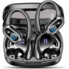 Bluetooth Headphones, Wireless Bluetooth 5.3 In-Ear Headphones with 4 ENC Noise Cancelling Mic, Wireless Headphones 40 Hours, Deep Bass Earbuds, IP7 Waterproof Earbuds, Portable Design