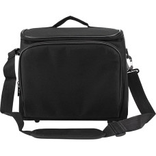 Laluky Video Projector Bag, Projector Carrying Case, Zipper, Projector Organizer with Shoulder Strap, Shockproof Projector Travel Bag, As Pictured, M, Compact, as shown, Compact