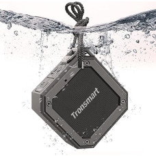 Tronsmart Small Bluetooth Speaker, IPX7 Waterproof, Superior Bass, 24h Battery, Music Box, Portable Bluetooth for Phone, Outdoor, Sports, Hiking, Black