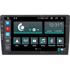 Universal Car Radio 2DIN Android GPS Bluetooth WiFi Dab USB Full HD Touchscreen Display 10 Inch Easyconnect Easyconnect 8-Core Processor Voice Commands