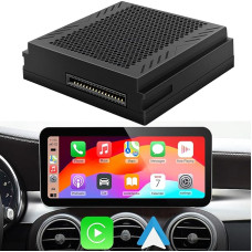 KAOLALI Carplay Wireless Adapter Compatible with Mercedes Benz A/B/C/E/CLA/GLK/ML/SLD with NTG 4.5 System, Wireless Carplay Fit for Apple Carplay & Android Car with Bluetooth, Mirror Link, Siri etc