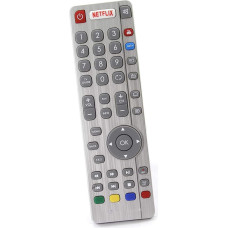 AULCMEET SHWRMC0116 Replacement Remote Control Suitable for Sharp Smart TV LC-55CFG6241K LC-55CFG6352E LC-43CFG6452K LC-49CFG6452E LC-49CUG8062K LC-49CUG8461KS LC-40CFG6022E LC-40CFG62C42FG62K