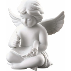 Rosenthal Angel Medium White Matt Angel with Scroll