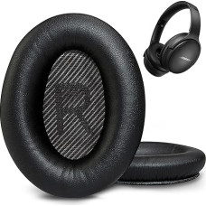 AHG Premium QC45 Replacement Ear Pads Compatible with Bose QuietComfort 45/Bose QC45 Noise Cancelling Headphones.Premium Protein Leather, Extra Thick High Density Foam and Durable