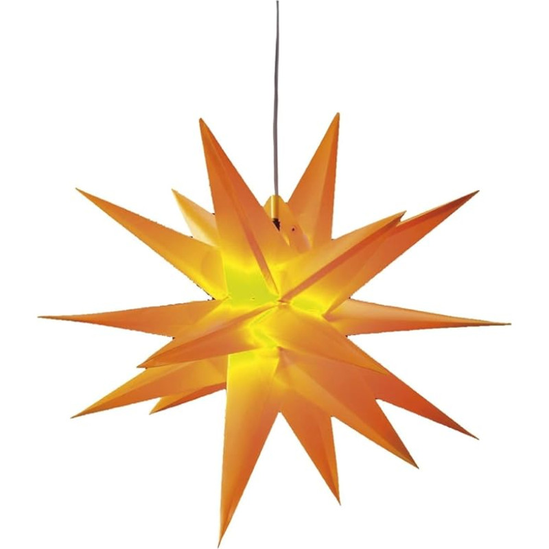 HGD Large Plastic Coloured Christmas Star CAS30191