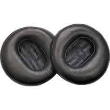 Premium Hybrid Sheepskin and High Quality Protein PU Ear Pads Compatible with Denon AHD2000 AHD5000 AHD7000 AHD5200 AHD7200 and AHD9200 Headphones (Black Sheepskin Leather)