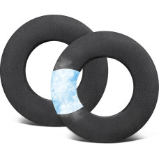 SOULWIT Cooling Gel Replacement Ear Pads for Beyerdynamic Amiron/Amiron Wireless/T70/T90/T5P/MMX300/TYGR 300R/HS200/HS400/HS800/RSX700, Ear Pads with Ice Silk Fabric, Soft Foam