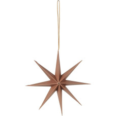 Broste Copenhagen 70080397 Christmas Decoration Star Paper in Indian Tan Colour 15 cm