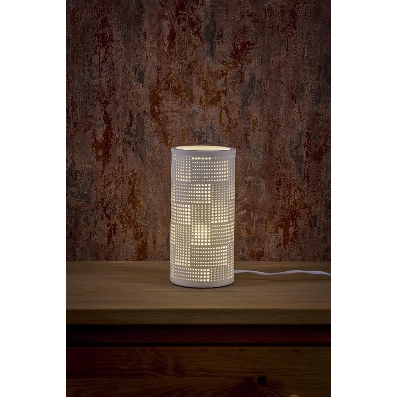 HGD 30090 Large Coloured Porcelain Lamp