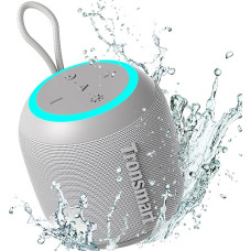 Tronsmart T7Mini Bluetooth Speaker, Music Box with Light, Bluetooth Box, Stereo Sound Bluetooth 5.3, IPX7 Water Protection, Bass Wireless Box, Built-in Microphone, 18 Hours Battery, for Party, Sports,