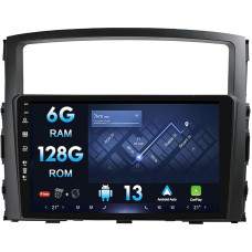 9 Inch Android Car Radio for Mitsubishi Pajero 4 V80 V90 (2006-2014) 6GB+128GB Support GPS Bluetooth Car Radio Mirrorlink Carplay DSP FM RDS WIFI 360 Camera