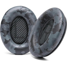 WC Wicked Cushions Replacement Ear Pads Compatible with Bose QuietComfort 35 (QC35) & QuietComfort 35ii (QC35ii) Headphones & More - Improved Comfort & Durability | Black Camo