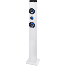 Trevi, XT 101 BT Soundtower, Lautsprecher-Turm mit Bluetooth, MP3, USB, SD, Aux-In Bianco