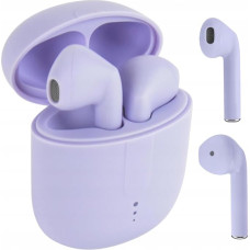 Setty Headphones Headset Wireless Bluetooth 5.0 TWS Wireless Earphone In-Ear Earphones, Stereo Headsets Wireless Charging and Portable Charging Case for Android/iPhone/Samsung/Huawei (Purple)