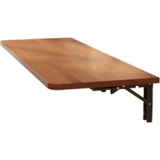 Faltbarer Wandschreibtisch, dicke Tafel, stabile Struktur, abgerundete Ecken, leicht zu reinigen, Wandtisch, Waschtisch für Zuhause, Büro und Schlafzimmer (Spalva: n)