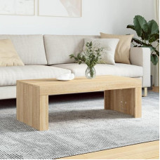 Coavain Tavolino da Caffè, Tavolino da Divano, Tavolino Basso da salotto Rettangolare per Soggiorno, Balcone, Decorativo Rovere Sonoma 102 x 50 x 36 cm