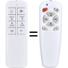 GOUYESHO VibroLegs masažo įrenginio su vibracija pakaitinis nuotolinio valdymo pultas