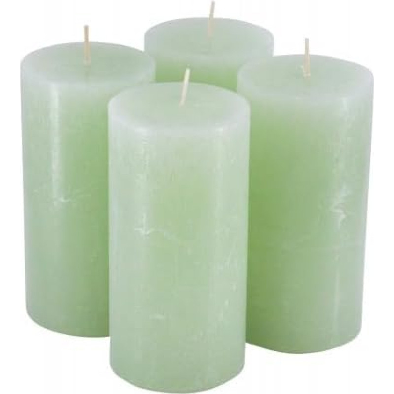 Aukštos kokybės ir kaimiškos stulpinės žvakės - SafeCandle - Vaškinės žvakės / kaimiškos žvakės / advento žvakės Kalėdoms