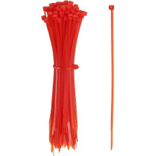 YELARXI Kabelbinder aus Kunststoff, selbstsichernd, 15,2 cm, passend für Zuhause, Garten, Büro, Werkstatt, Reisen - (1000 Stück, Rot)