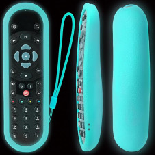 Light Up Remote Control for Original Sky Q Voice Remote Control Shockproof Non-Slip with Neck Strap Blue Glow