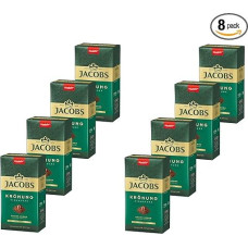 JACOBS Krönung Filter Coffee 8 x 500 g Powder Coffee Ground Roasted Coffee