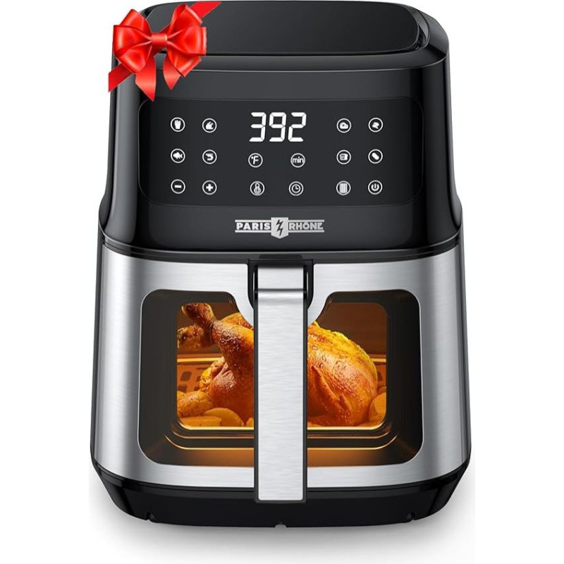 PARIS RHÔNE karšto oro keptuvė 4L XL su apžvalgos langeliu, 