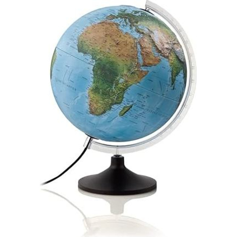 Solid R: Solid R - Globus mit 3-D-Oberfläche: Tischleuchtglobus mit 3-D-Oberfläche, stabile Kunststoffausstattung (Globus 3D-Oberfläche)