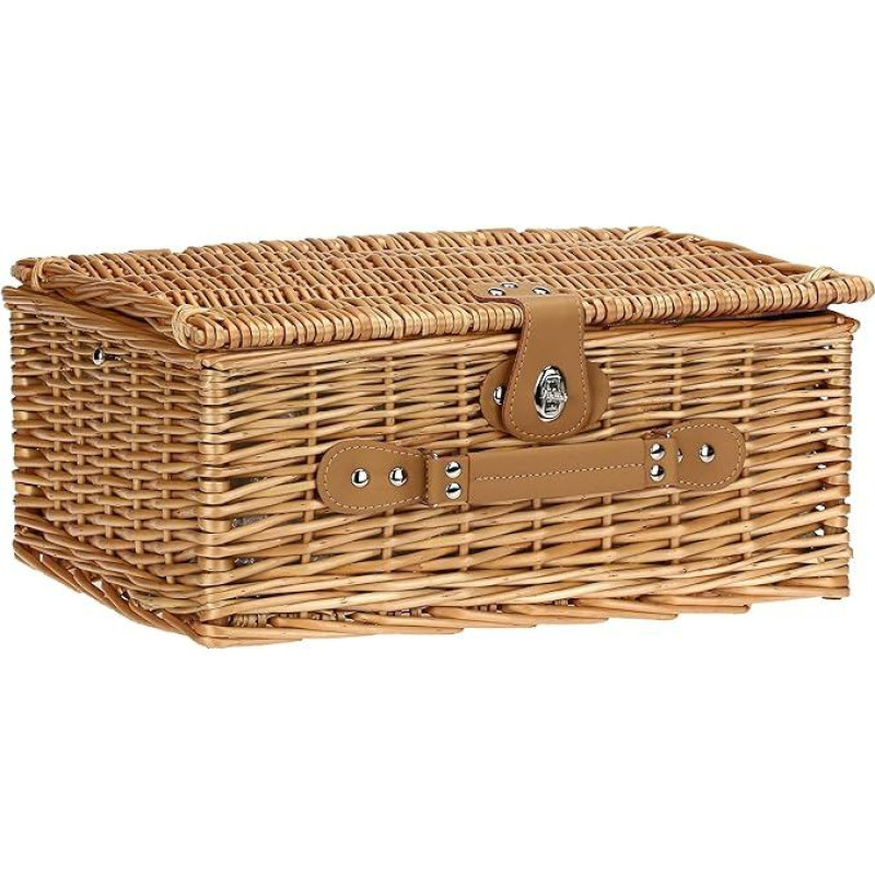 THUN, Florianne SS24 Willow Picnic Basket Gift Idea 40 x 30 x 17 cm
